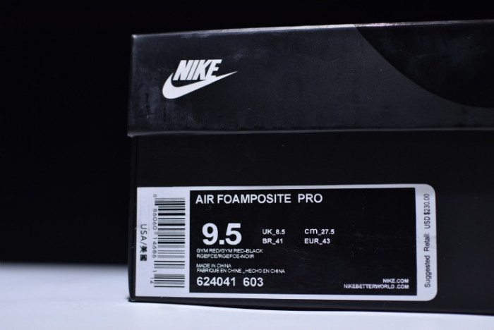 AIR FOAMPOSITE PRO RED OCTOBER 624041-603